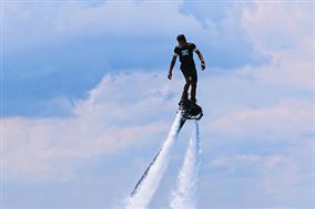 Jet-Skiing and Flyboarding