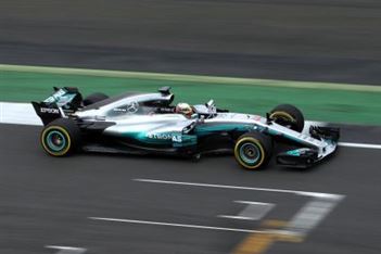 Hamilton gets to grips with Mercedes latest F1 offering