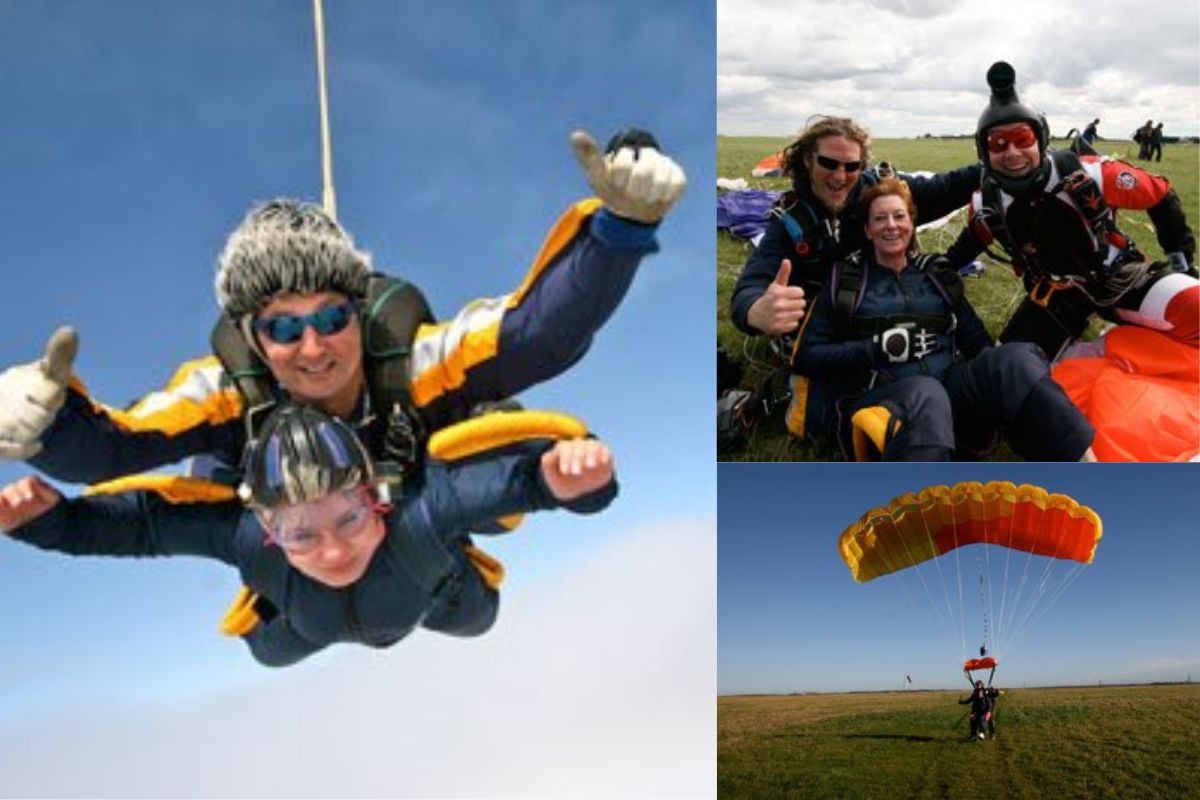 13000 ft Tandem Skydive - Peterborough Driving Experience 1