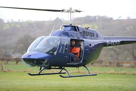 15 Minute Exclusive Helicopter Flight over Wales Driving Experience 1