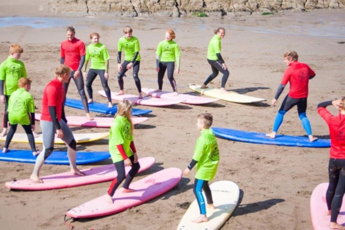 2 Hour Surfing Lesson for Three in Cornwall Experience from Trackdays.co.uk