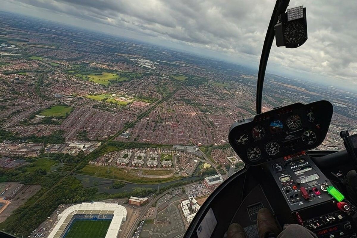 20 Minute Leicester City Skyline Helicopter Tour Experience from Trackdays.co.uk