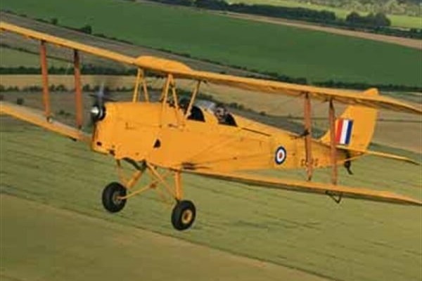 20 Minute Tiger Moth Flight and IWM Duxford Entrance Driving Experience 1