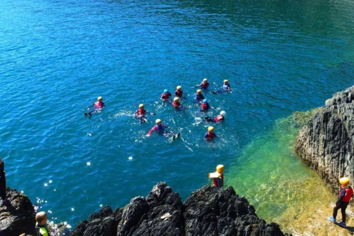 3 Hour Coasteering In Cornwall for Four Experience from Trackdays.co.uk