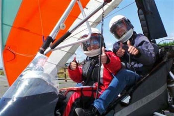 30 Minute Microlight Flight Bath  Driving Experience 1