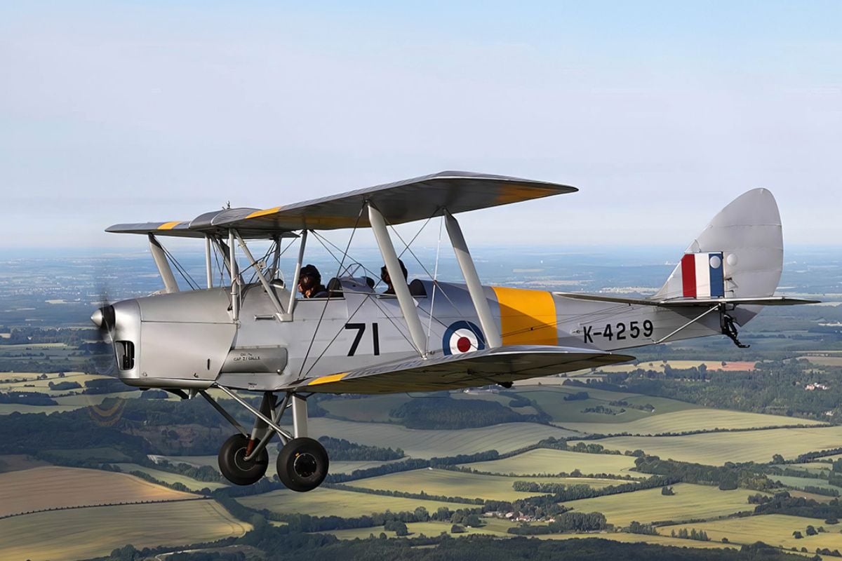 45 Minute Tiger Moth Flight in Dorset Experience from Trackdays.co.uk