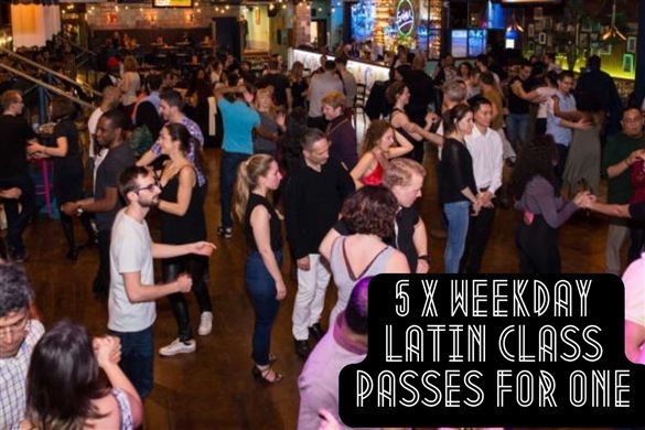 5 x Weekday Latin Class Passes for One Driving Experience 1