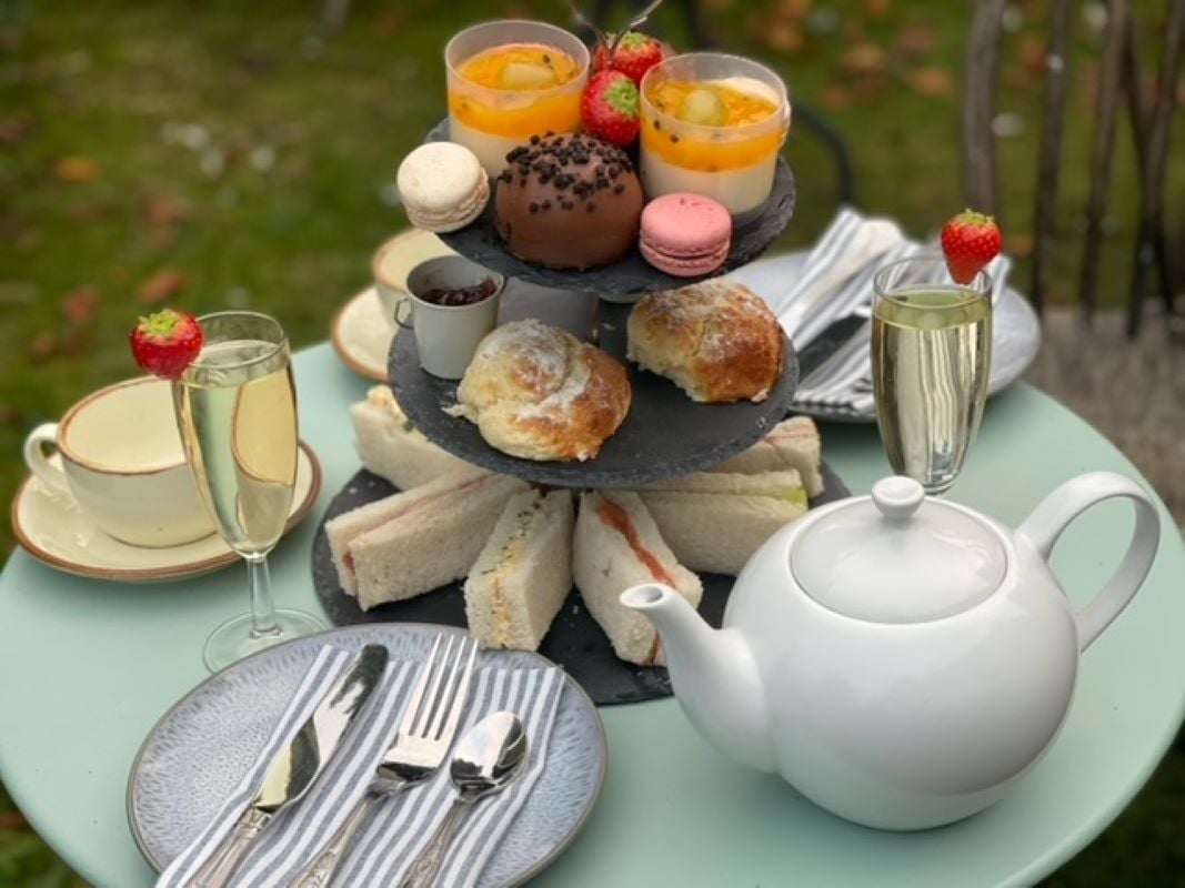Garden Afternoon Tea for Two Driving Experience 1