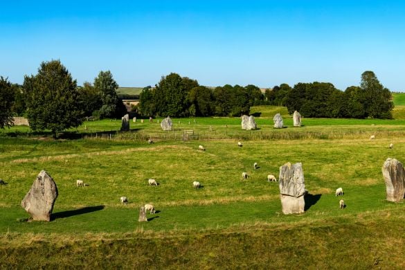 Avebury Stone Circle Helicopter Flight with Cream Tea for Two Experience from Trackdays.co.uk
