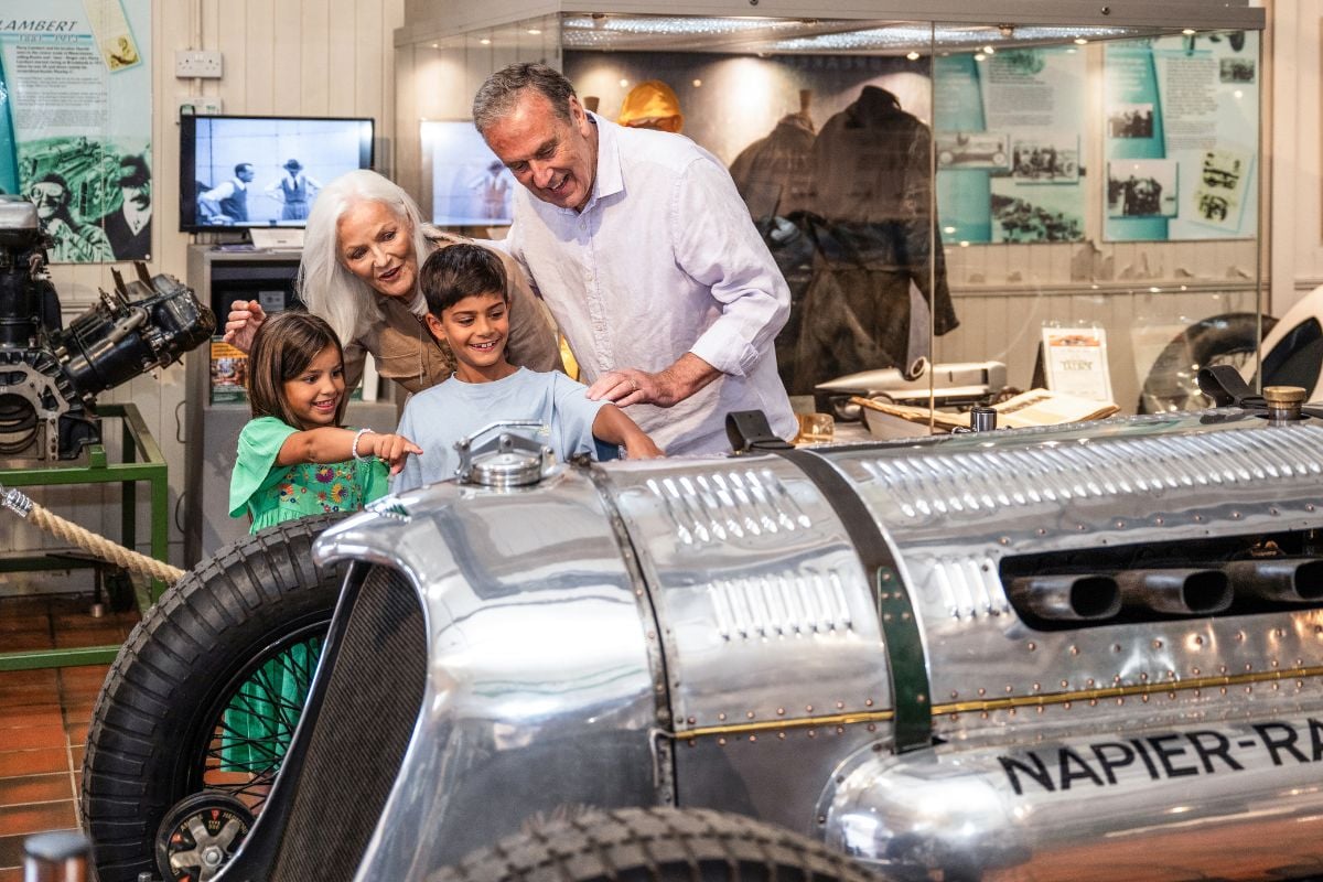 Brooklands Museum Entry Family Ticket (2 Adults and 2 Children) Driving Experience 1