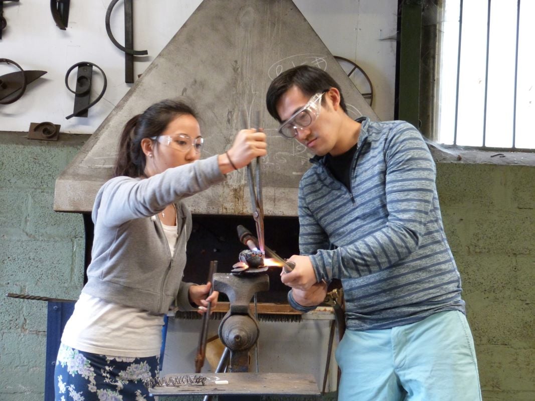 Couples Blacksmithing Experience Driving Experience 1