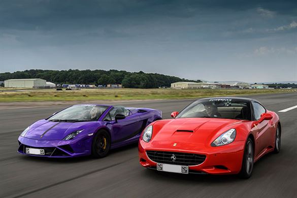 Double Supercar Thrill with High Speed Passenger Ride Experience from Trackdays.co.uk