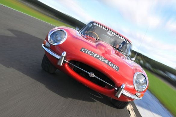 E-Type Driving Experience at Knockhill Racing Circuit Experience from Trackdays.co.uk