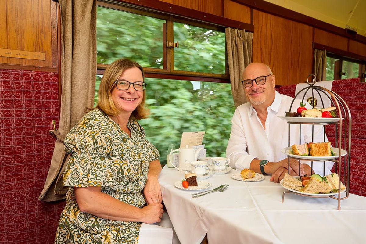 Ecclesbourne Valley Railway Steam Train Afternoon Tea for Two Experience from Trackdays.co.uk