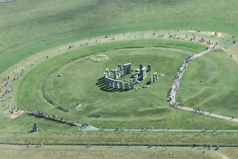 Extended Stonehenge Helicopter Sightseeing Tour for One Experience from Trackdays.co.uk