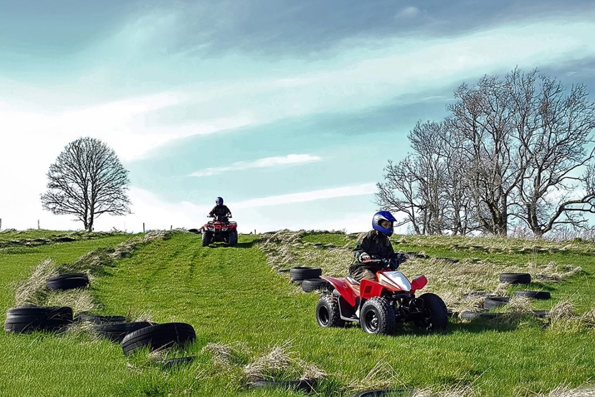 Family Quad Biking Experience (Two Adults & One Junior) Experience from Trackdays.co.uk