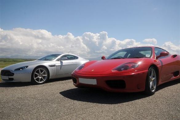 Ferrari California Vs Aston Martin V8 Vantage Driving Experience 1