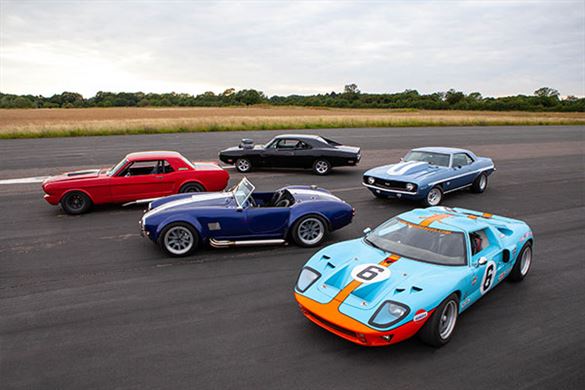 Five American Muscle Drive with High Speed Passenger Ride Experience from Trackdays.co.uk