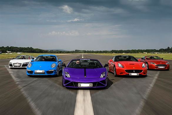 Five Supercar Blast with High Speed Passenger Ride Experience from Trackdays.co.uk