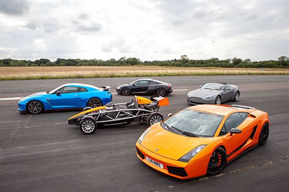 Five Supercar Thrill with High Speed Passenger Ride Experience from Trackdays.co.uk