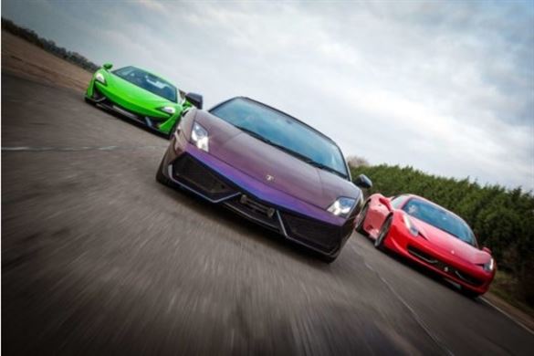 Four Platinum Supercar Thrill Driving Experience 1