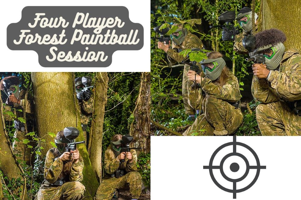 Four Player Forest Paintball Session Experience from Trackdays.co.uk