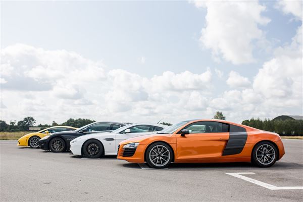 Four Supercar Blast Driving Experience - 20 Laps Experience from Trackdays.co.uk