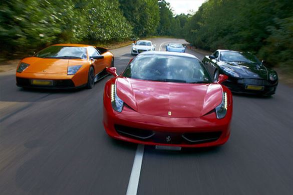 Four Supercar Thrill Driving Experience 1