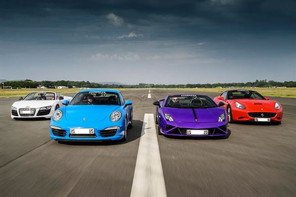 Four Supercar Thrill with High Speed Passenger Ride Experience from Trackdays.co.uk