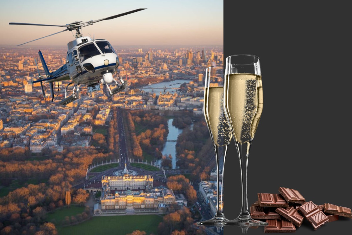 London Skyline Tour with Chocolates and Bubbly Driving Experience 1