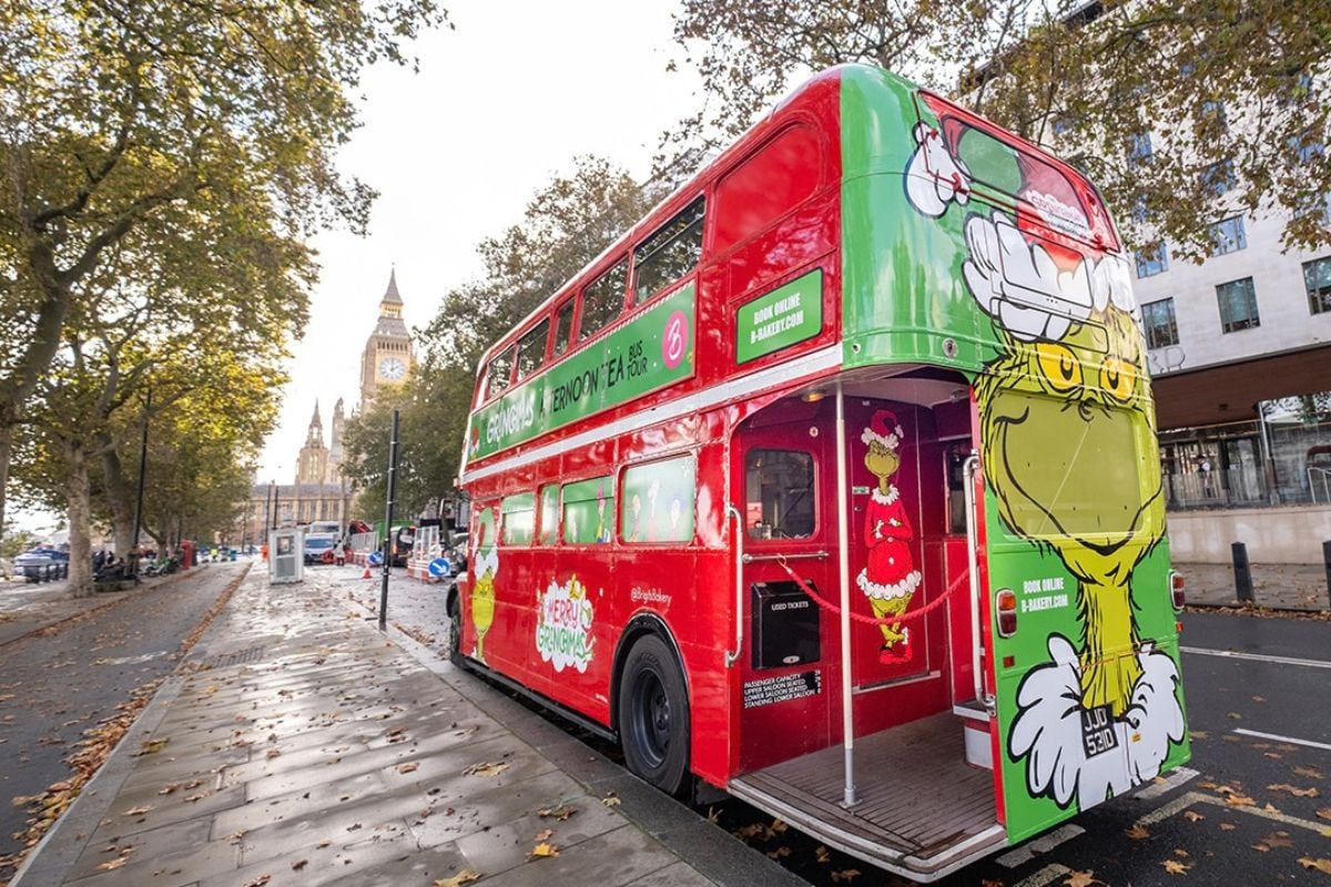 Grinchmas Weekday Afternoon Tea Bus Tour (Child Aged 5-11) Experience from Trackdays.co.uk