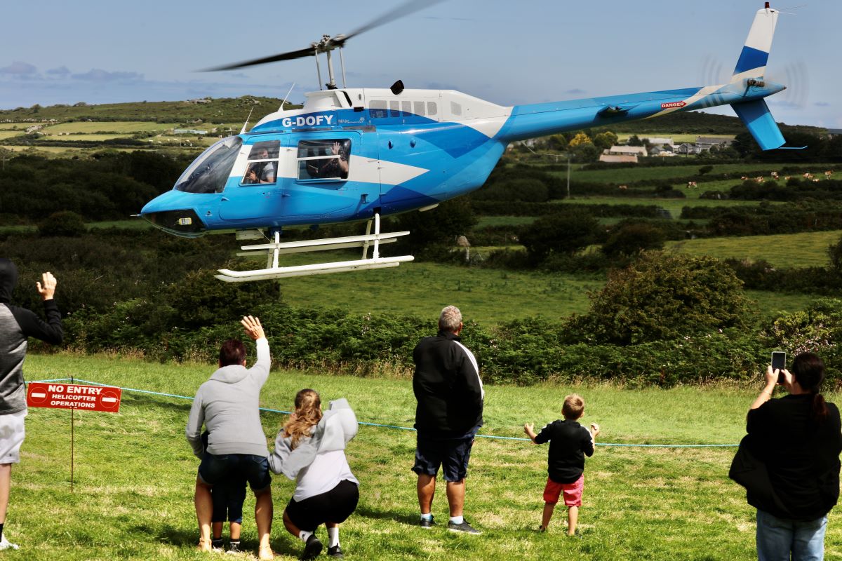 Helicopter Flight with Bubbly and Chocolates for One Experience from Trackdays.co.uk