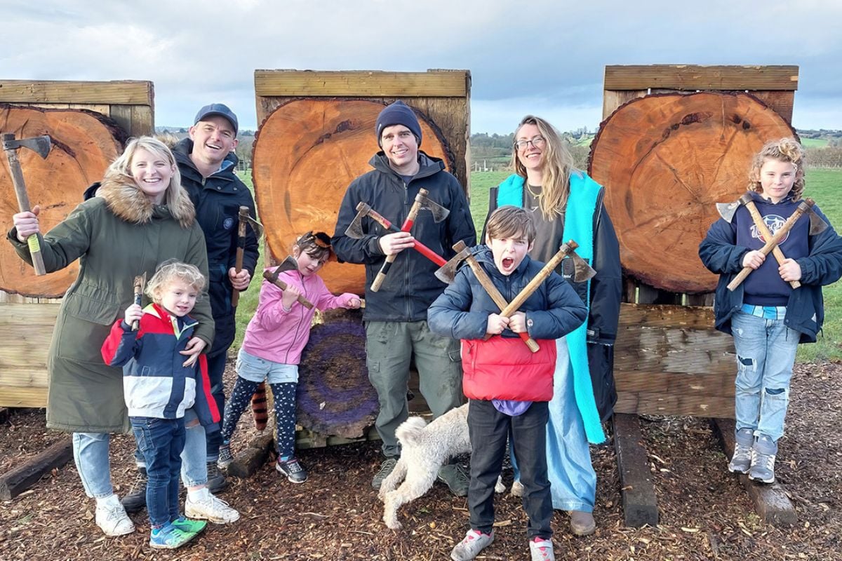 Junior Axe Throwing in Bristol (Age 8+) Driving Experience 1