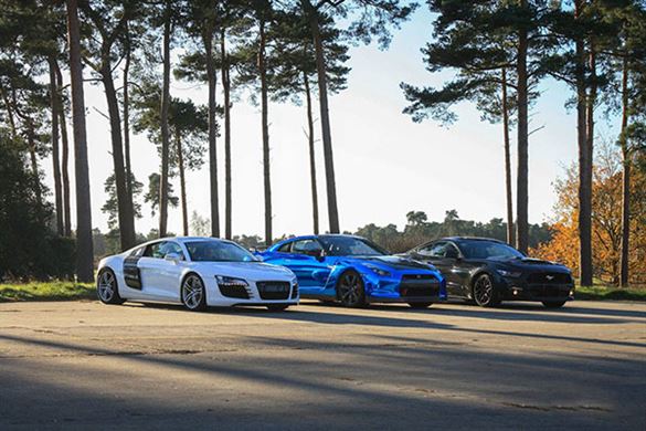 Junior Triple Supercar Drive with High Speed Passenger Ride Driving Experience 1