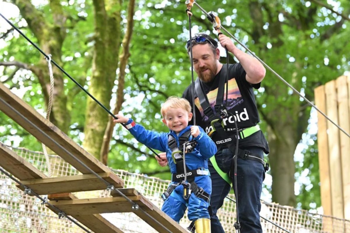 Kids Go Ape Treetop Adventure for One (Ages 4-10) Driving Experience 1