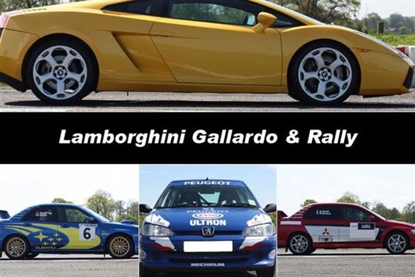 Lamborghini Gallardo Rally driving experience Seighford driving centre