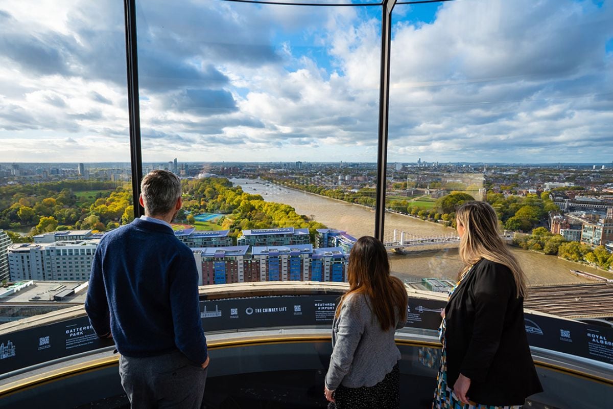  'The Chimney Lift' London with Sparkling Afternoon Tea for Two Experience from Trackdays.co.uk
