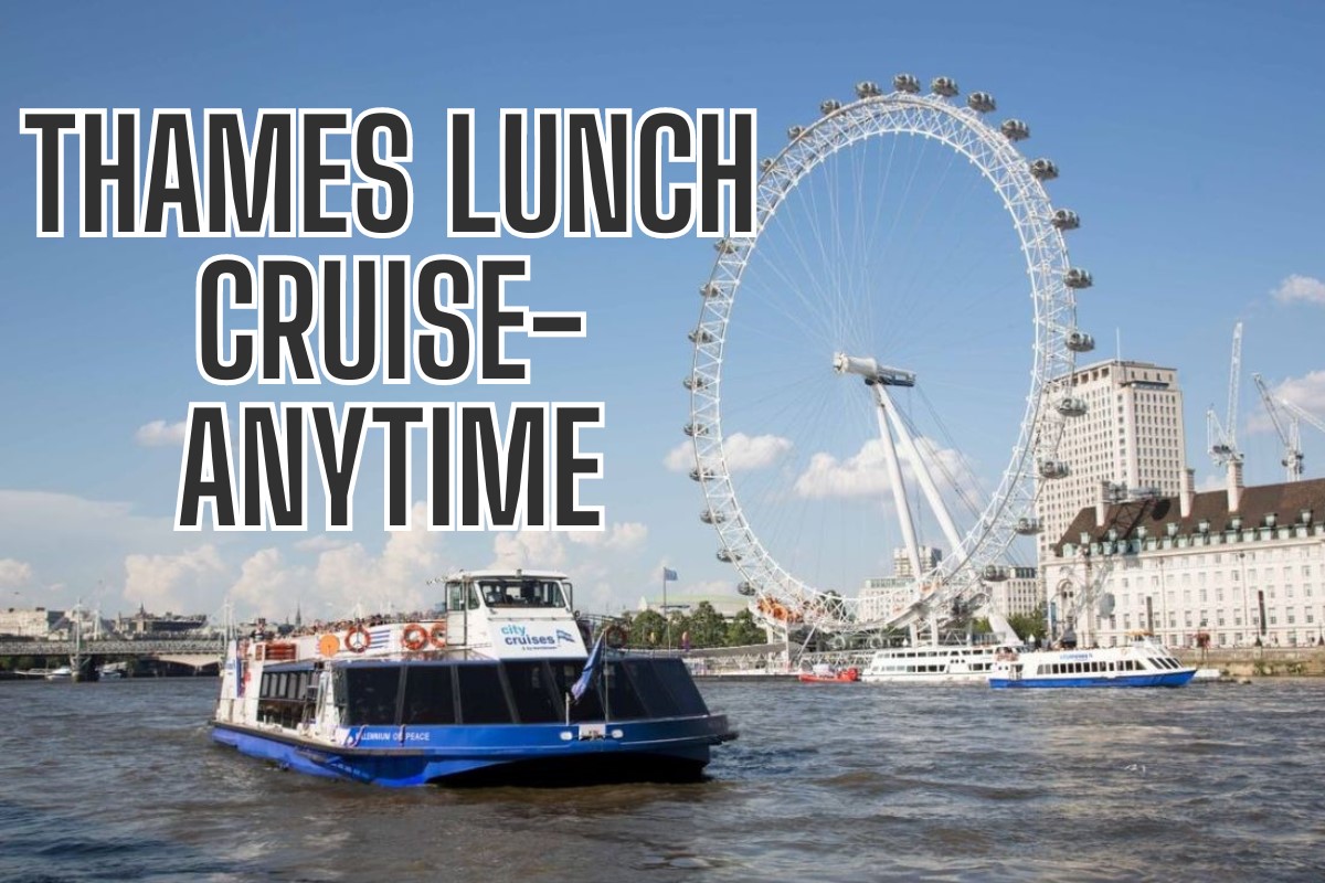 Thames Lunch Cruise - Anytime Experience from Trackdays.co.uk