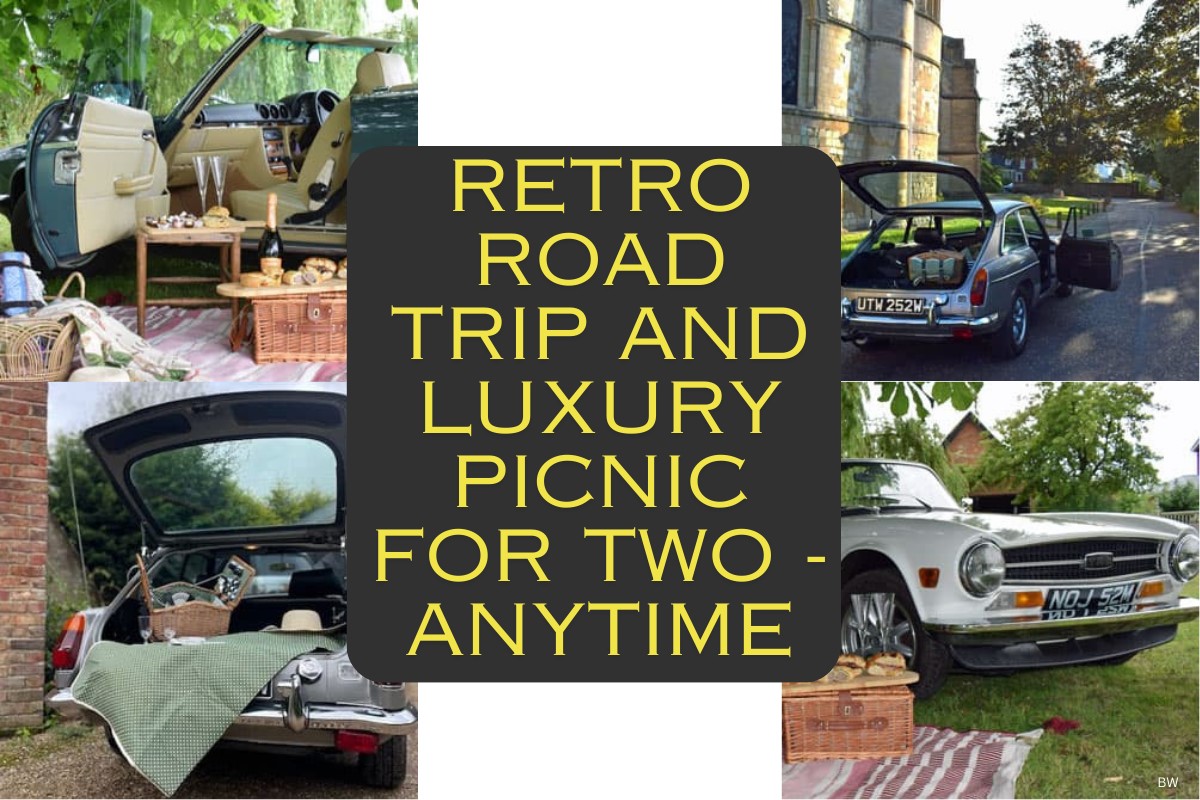 Retro Road Trip And Luxury Picnic for Two - Anytime Experience from Trackdays.co.uk