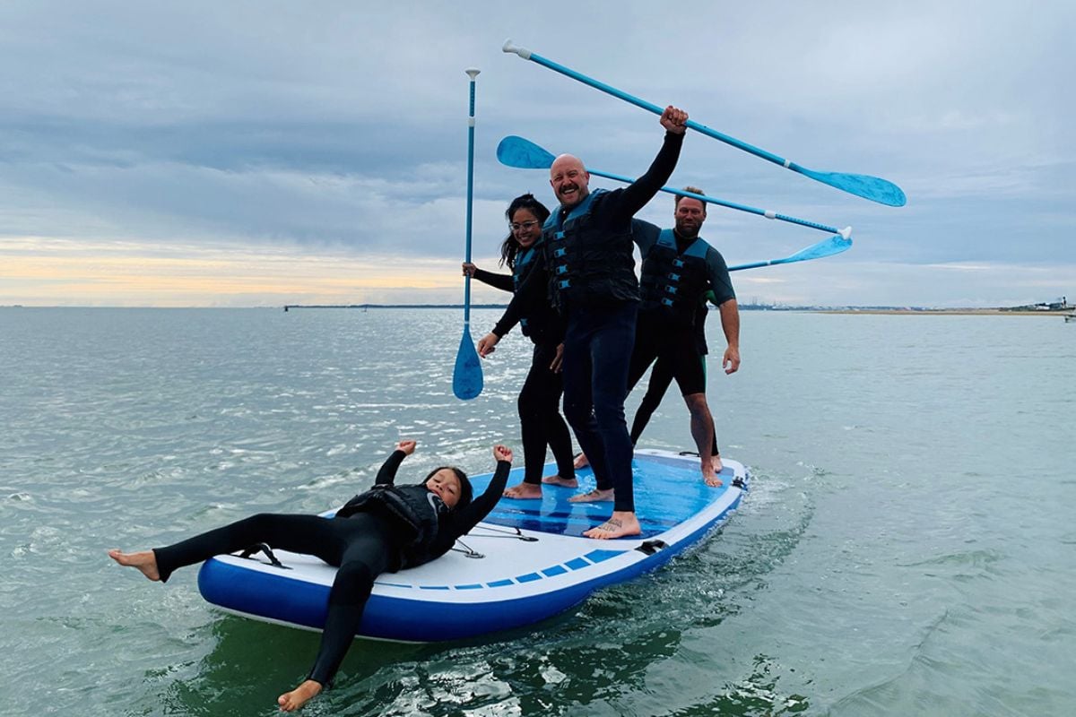 Mega SUP Experience for Four in Southampton Experience from Trackdays.co.uk