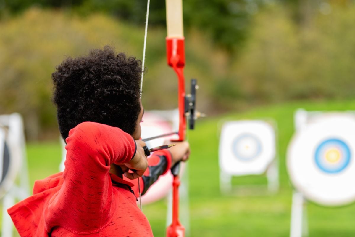 Nantwich Archery Lesson at the Mickley Hall Shooting School Driving Experience 1