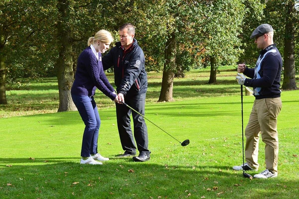 Nine Hole Golf Lesson Package with a PGA Professional for Two Experience from Trackdays.co.uk