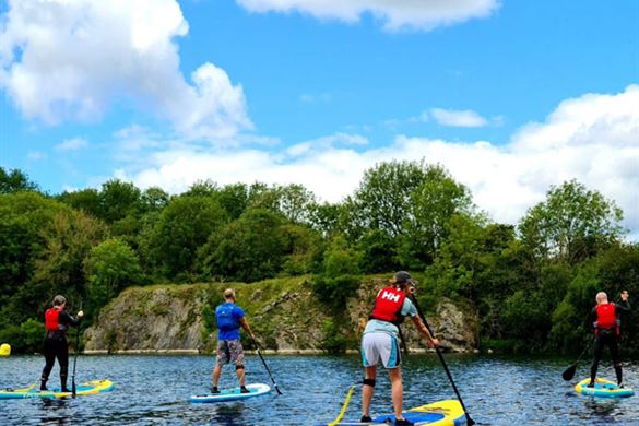 Paddleboarding Vobster Quay -  Somerset Driving Experience 1