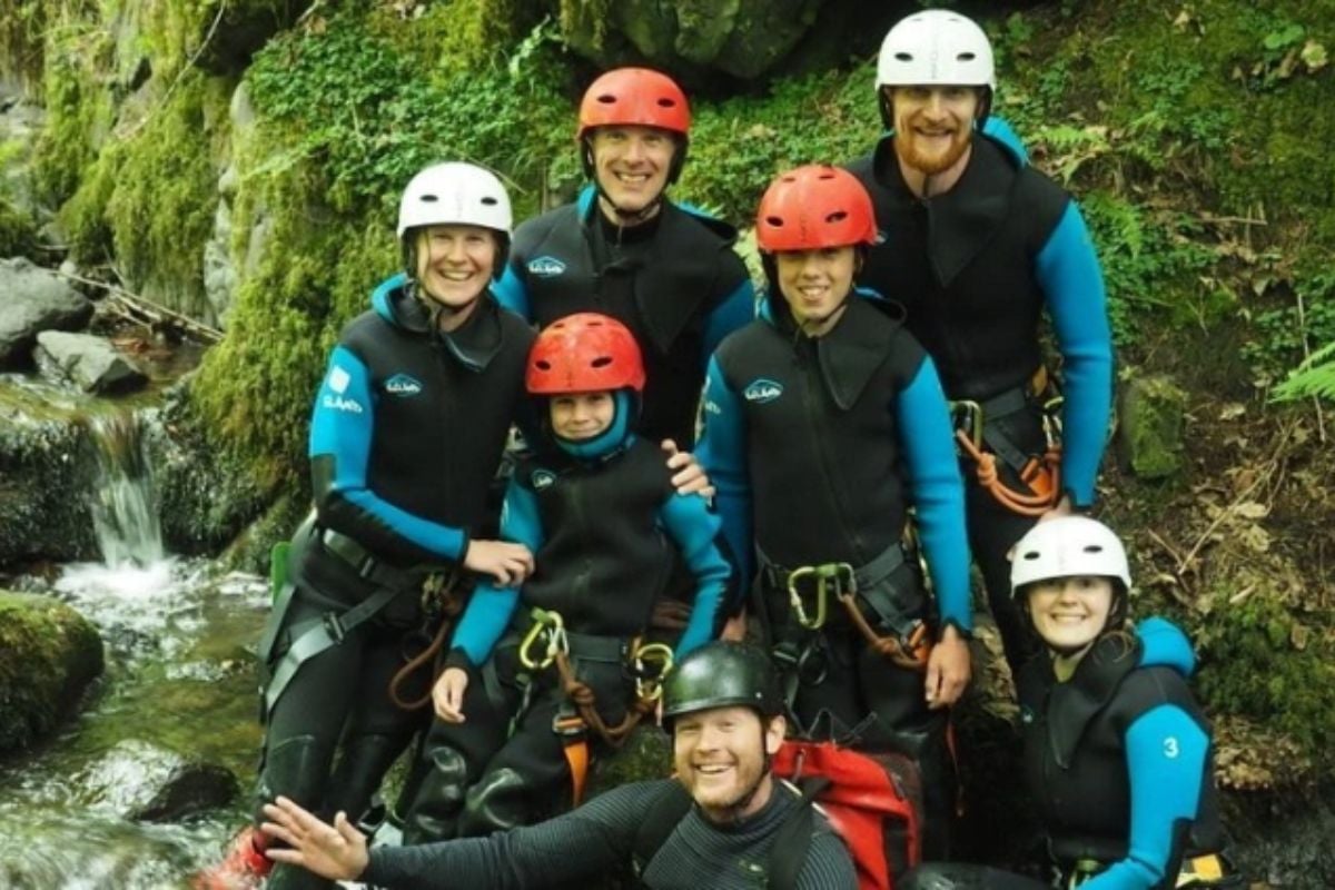 Clackmannanshire Private Group Canyoning Adventure for Six Experience from Trackdays.co.uk