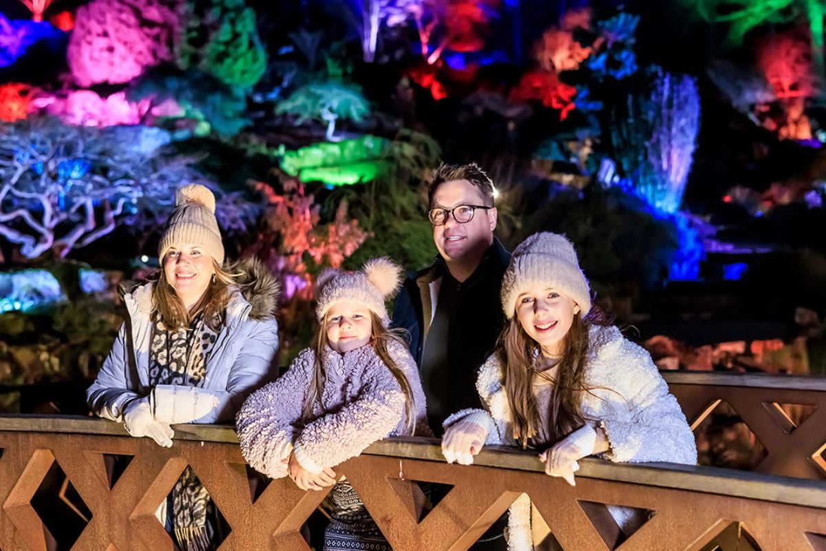 RHS Wisley Glow Tickets for 2 Adults and 2 Children Driving Experience 1