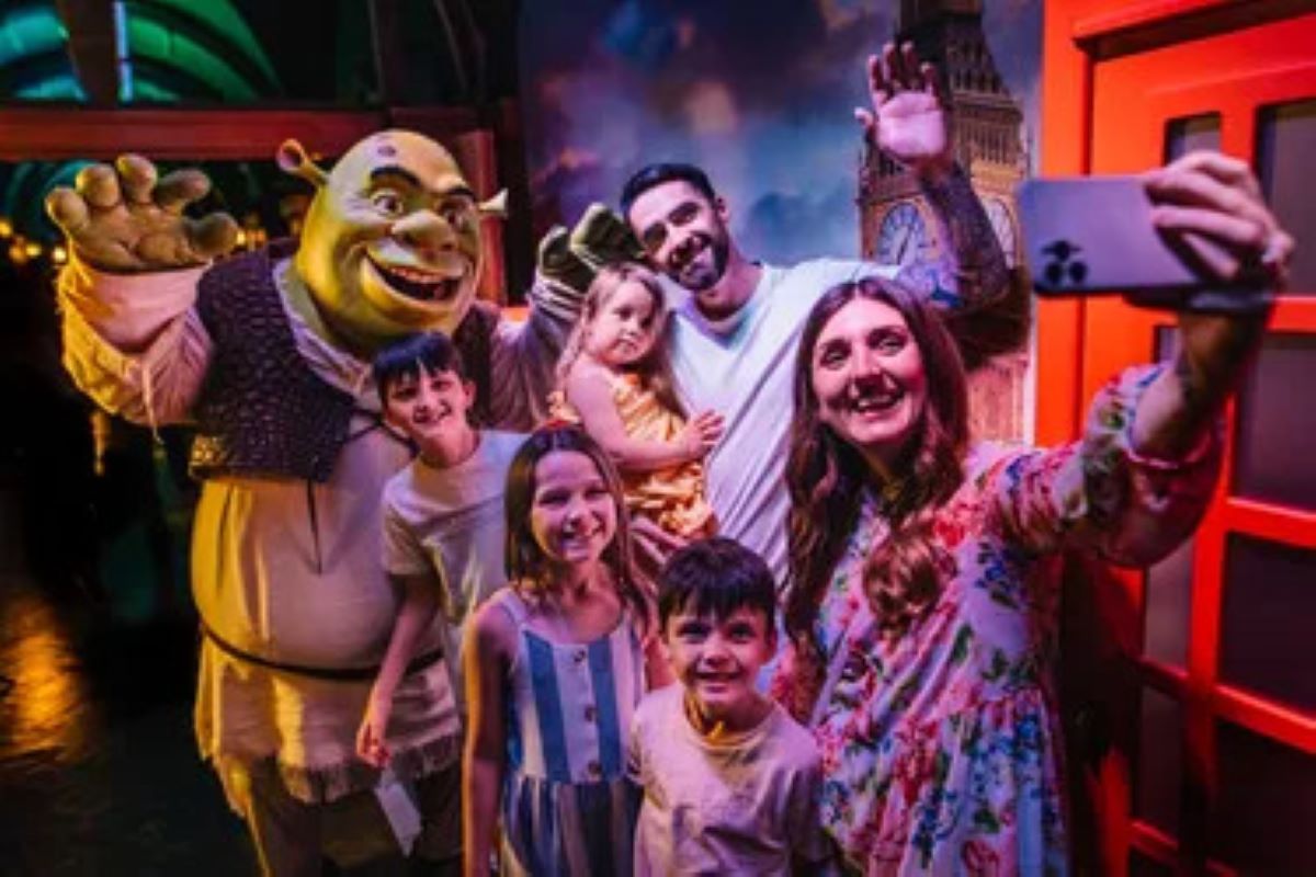 Shrek's Adventure London and Two Course Lunch for Two Driving Experience 1