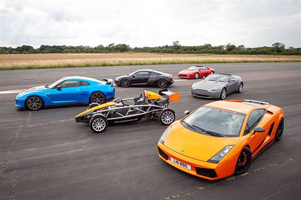 Six Supercar Thrill with High Speed Passenger Ride Experience from Trackdays.co.uk