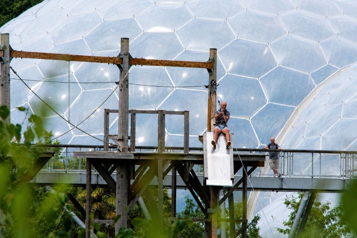 'Skytrek' High Ropes Course for One at Hangloose Cornwall Driving Experience 1