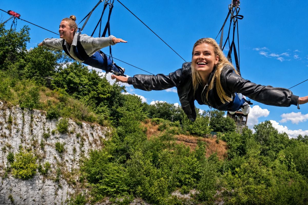 'Skywire' Zipline Adventure for One at Bluewater Experience from Trackdays.co.uk
