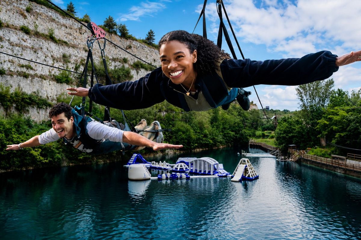 'Skywire' Zipline Adventure for Two at Bluewater Experience from Trackdays.co.uk